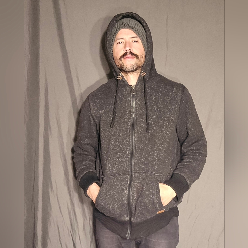 Men's's BUFFALO HOODIE ZIP SWEATER
